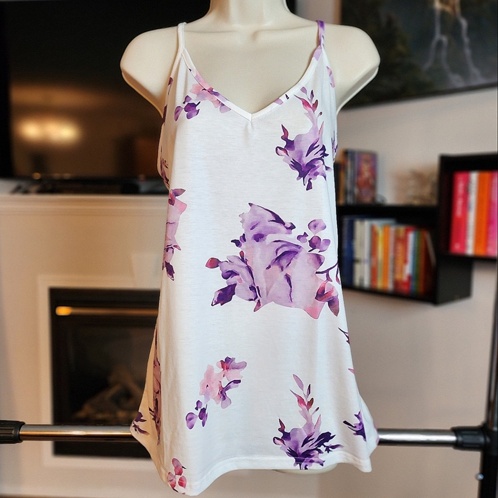 SHEIN floral print cami top size XL